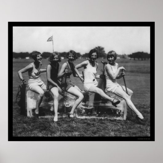 Poster Lady Golfers Love Ice 1926 (Devant)