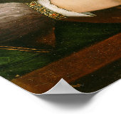 Poster Lady Jouer une lièvre (Coin)