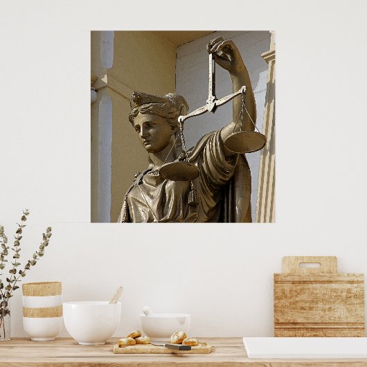 Poster Lady Justice #6 (Cuisine)