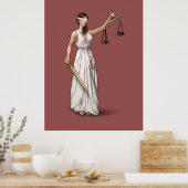 Poster Lady Justice - Marsala (Cuisine)