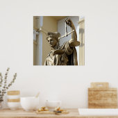 Poster Lady Justice Statue, Virginia City, Nevada (Cuisine)