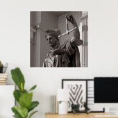Poster Lady Justice Statue, Virginia City, Nevada (Bureau à domicile)