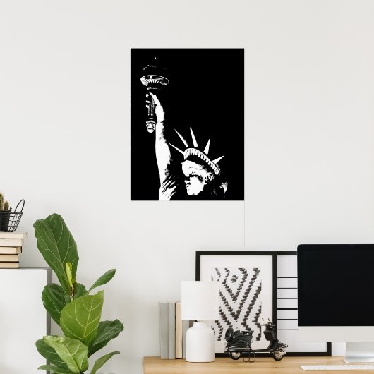 Poster Lady Liberty (Bureau à domicile)