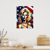 Poster Lady Liberty (Cuisine)