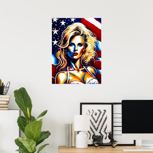 Poster Lady Liberty (Bureau à domicile)