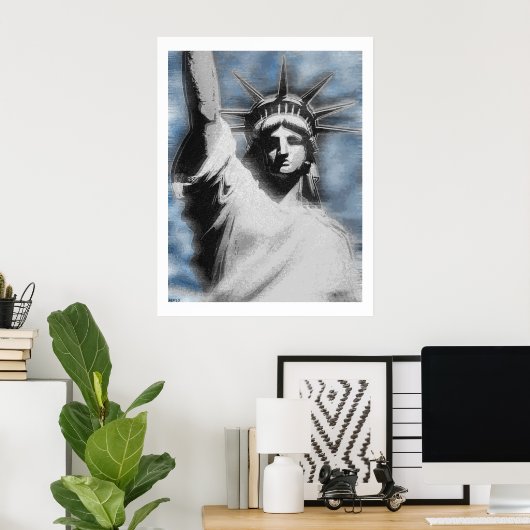Poster Lady Liberty (Bureau à domicile)