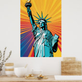 Poster Lady Liberty (Cuisine)