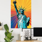 Poster Lady Liberty (Bureau à domicile)