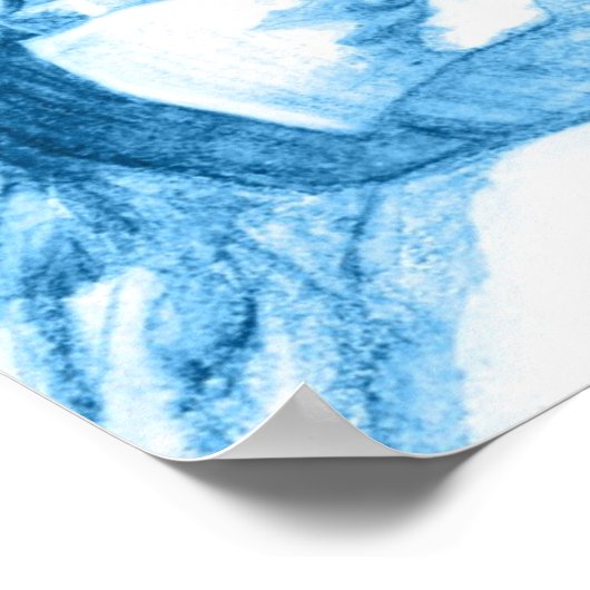 Poster Lady Liberty larmes (Coin)