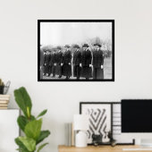 Poster Lady Lineup de la marine américaine 1912 (Bureau à domicile)