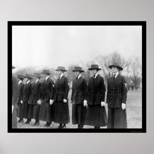Poster Lady Lineup de la marine américaine 1912 (Devant)