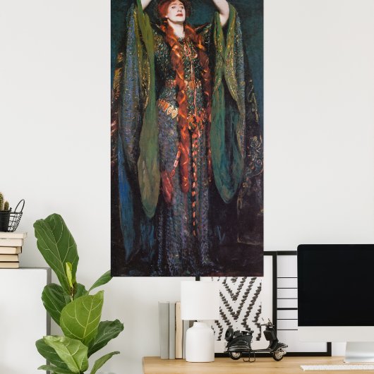 Poster Lady Macbeth, par John Singer Sargent (Bureau à domicile)