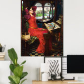 Poster Lady of Shalott, 1915 par John William Waterhouse (Bureau à domicile)