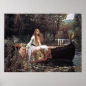 Poster Lady of Shalott Canvas Imprimer (Devant)