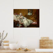 Poster Lady on Her Day Bed, 1743 par Francois Boucher (Cuisine)