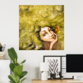 Poster Lady Papilionem (Bureau à domicile)