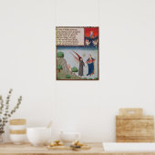 Poster Lady Philosophie conduit Boéthius en vol (Cuisine)