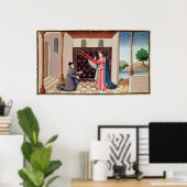 Poster Lady Philosophie offre aux ailes de Boethius (Bureau à domicile)