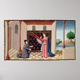 Poster Lady Philosophie offre aux ailes de Boethius