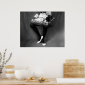 Poster Lady pieds (Cuisine)