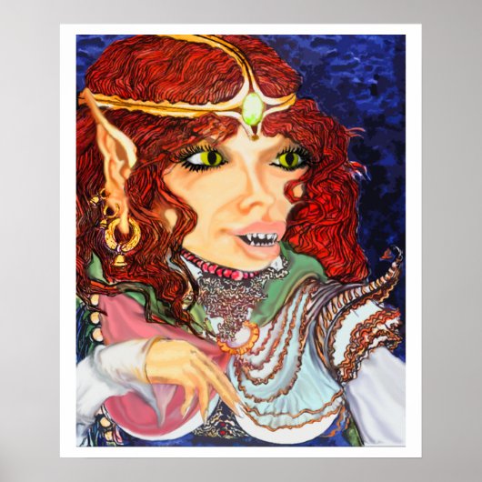 Poster Lady Purrcyla Purrkins (Devant)