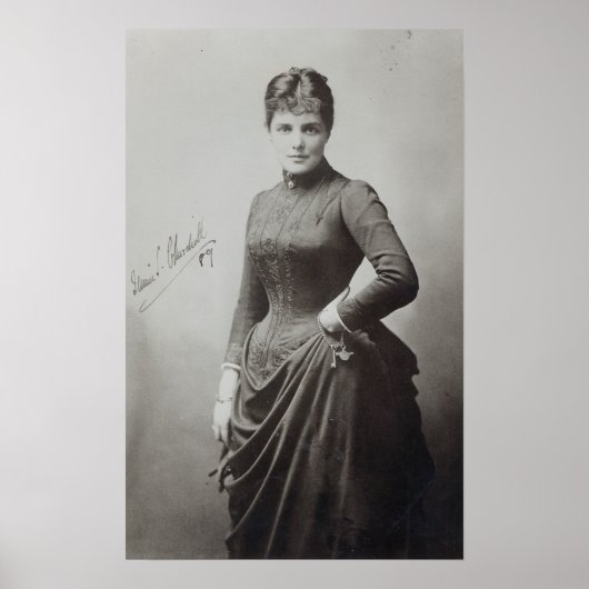 Poster Lady Randolph Churchill (Devant)