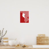 Poster Lady Red (Cuisine)