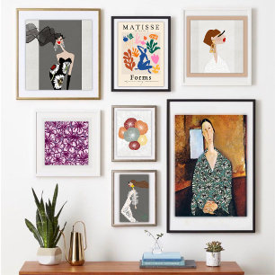 Poster Lady Roma Valentina Mode Artistique Sophistiquée