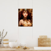 POSTER LADY STEAMPUNK (Cuisine)