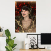 Poster Lady Vamp (Bureau à domicile)