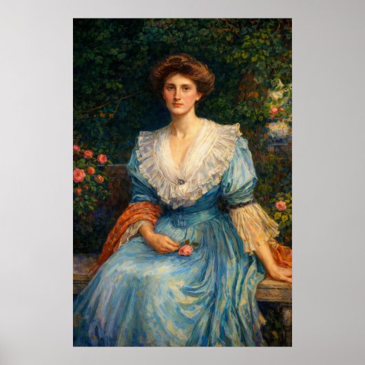 Poster Lady Violet Henderson by John William Waterhouse (Devant)