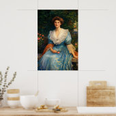 Poster Lady Violet Henderson by John William Waterhouse (Cuisine)