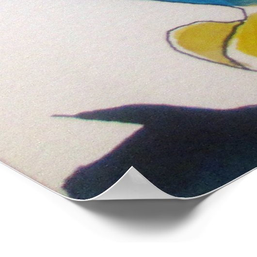 Poster Lady with kimono (Coin)