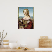 Poster Lady with Unicorn - Raphael - c1506 (Cuisine)