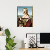 Poster Lady with Unicorn - Raphael - c1506 (Bureau à domicile)