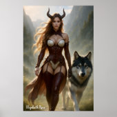 Poster Lady Wolf Demoness (Devant)
