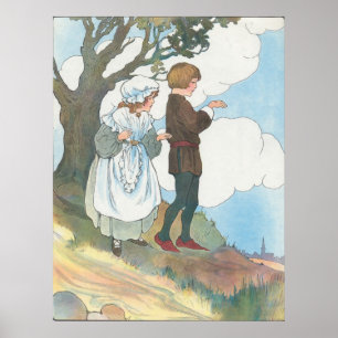 Poster Ladybird, coccinelle, fuyez chez vous !