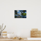 Poster Ladybird Lake / Austin Texas Skyline 3 (Cuisine)