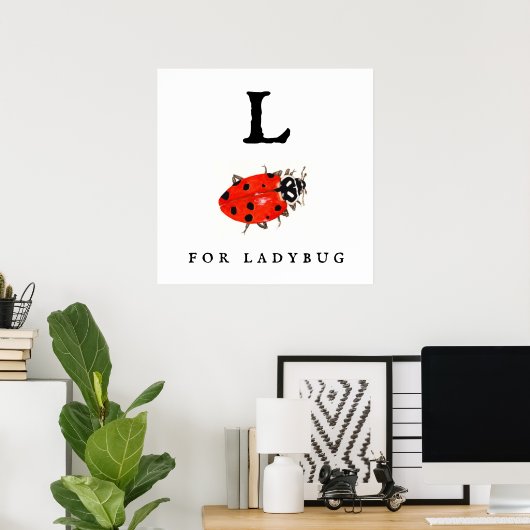 Poster Ladybug (Bureau à domicile)