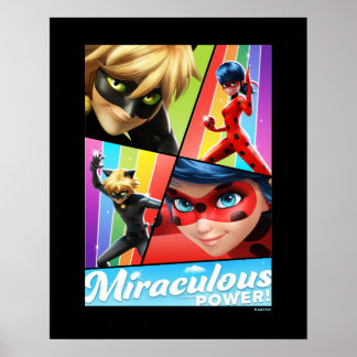 Poster Ladybug & Cat Noir | Puissance Miraculeuse !