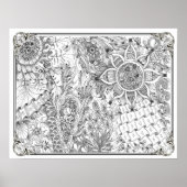 Poster "Ladybug, Ladybug" kleuren (Voorkant)