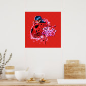 Poster Ladybug miraculeux | Spots Sur Graphic (Cuisine)