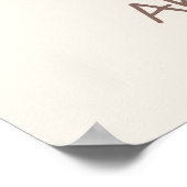 Poster Ladybug Nursery Name Wall Art Print (Coin)