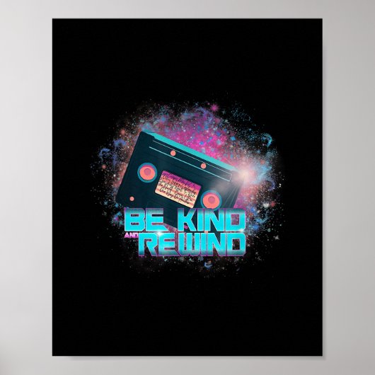 Poster Ladys Cassette Be Kind - Out of this-World (Devant)