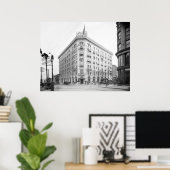 Poster Lafayette Hotel, Buffalo, New York : 1906 (Bureau à domicile)