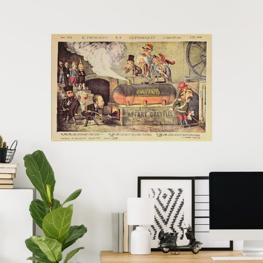 Poster L'affaire Dreyfus (Bureau à domicile)