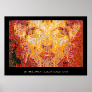 Poster L'AFFAIRE N'A PAS D'IMPORTANCE Masque fractal en r