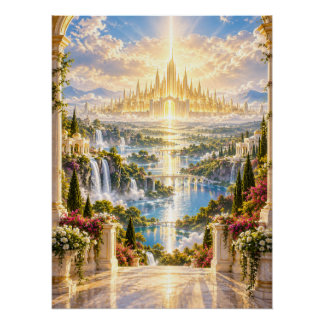 Poster L'affiche 20x26 de la Cité de Lumière