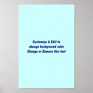 Poster L'affiche 8"" le blanc X12 ajoutent votre image et