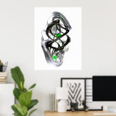 Poster L'affiche Abstraite Inkwell (Bureau à domicile)